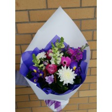 Purples and Whites Bouquet (large)